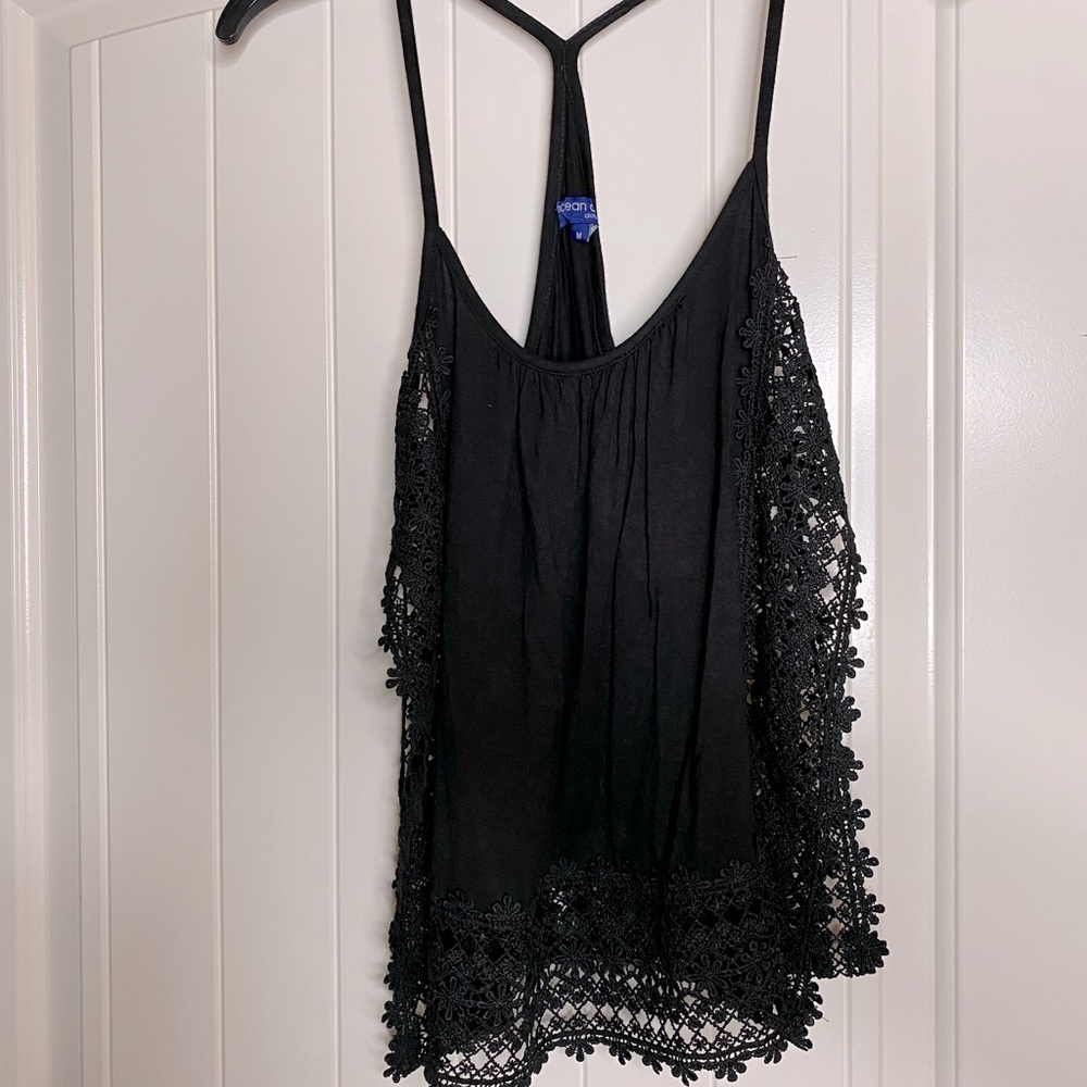 Ocean Drive Tank Top Cover Up Sz M